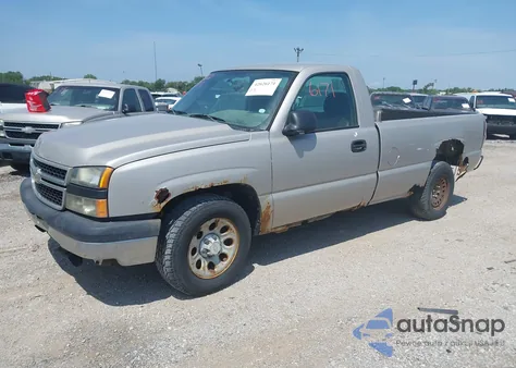 2006 Chevrolet Silverado 1500 Work Truck из США, поврежденный, VIN 3GCEC14X16G247106